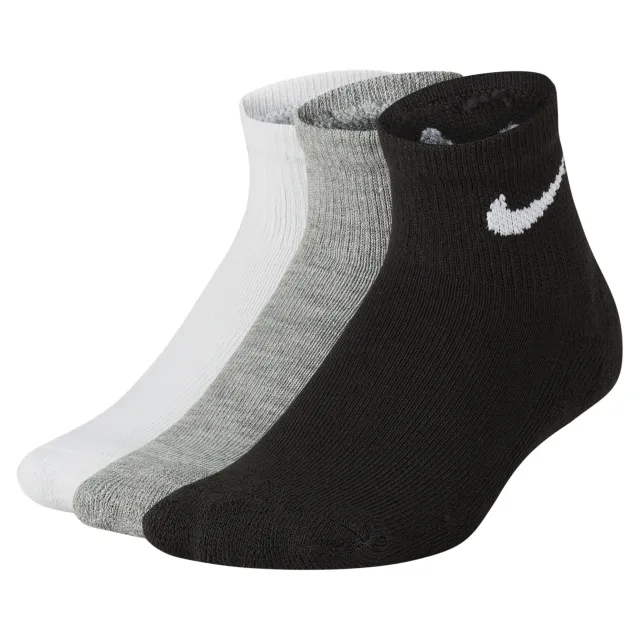 Nike Basics Younger Kids' Ankle Socks (3 Pairs) - White
