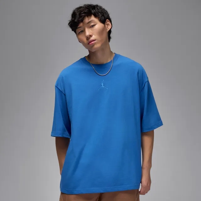 Nike Jordan Flight Essentials Men's Oversized T-Shirt - Blue - Cotton