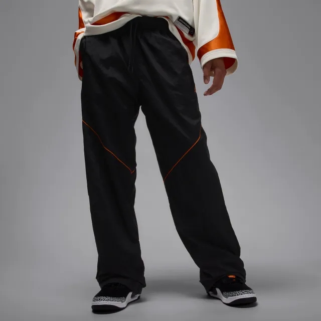 Nike Jordan Brooklyn Men's Draft Trousers - Black - Nylon