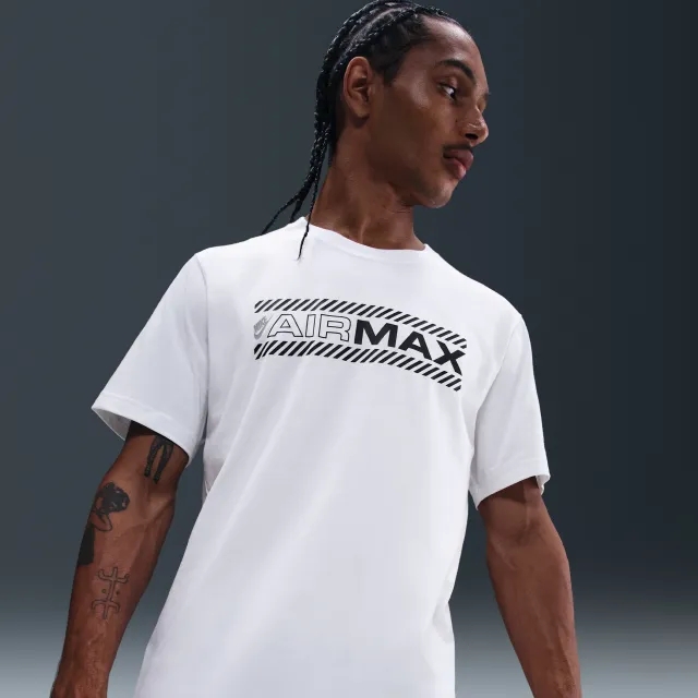 Nike Air Max Men's T-Shirt - White - Cotton
