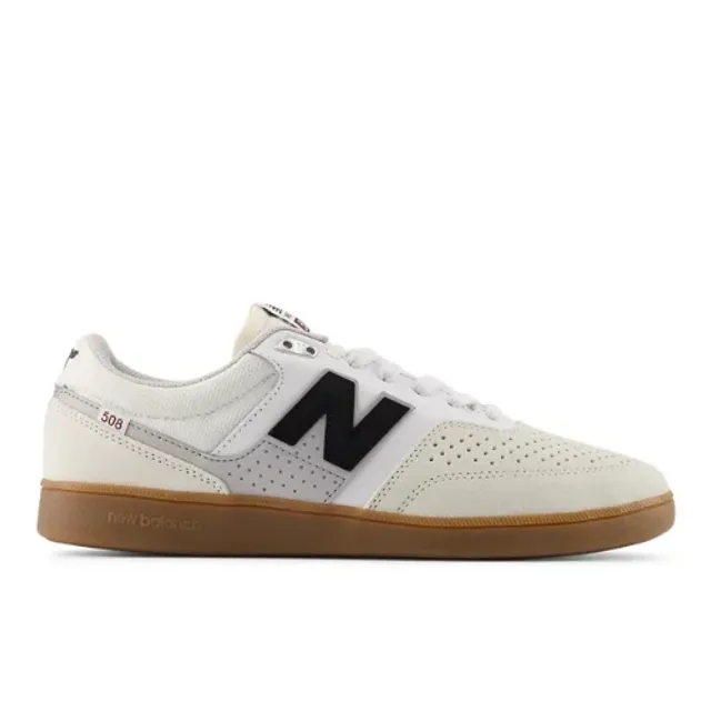 New Balance Men's NB Numeric Brandon Westgate 508 in White/Black Suede/Mesh