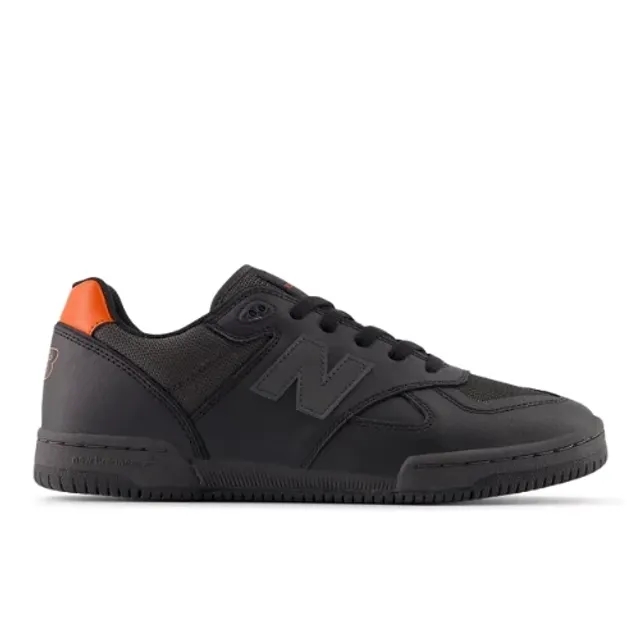 New Balance Unisex NB Numeric Tom Knox 600 in Black/Orange Suede/Mesh