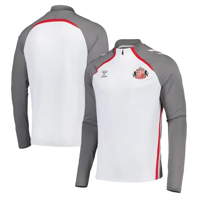 Sunderland Hummel Training Half Zip - White