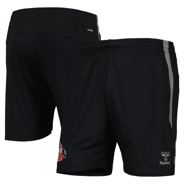 Sunderland Hummel Training Woven Shorts - Black