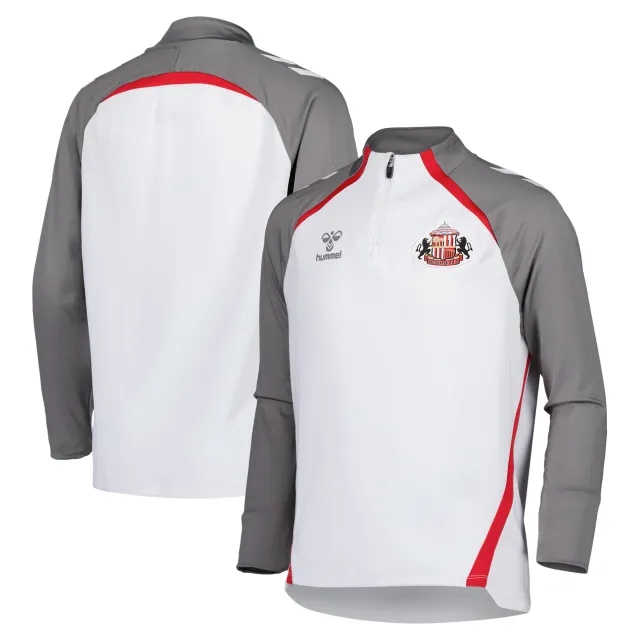 Sunderland Hummel Training Half Zip - White - Kids
