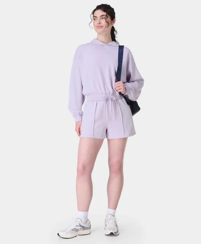 Sand Wash CloudWeight Crop Hoody