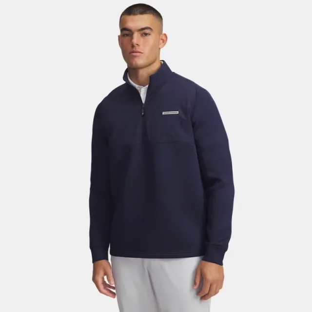 Under Armour  Drive Pro Hybrid Men's ½ Zip Midnight Navy / Black L