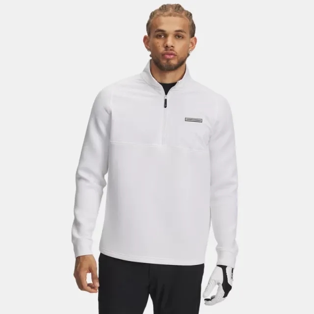 Under Armour  Drive Pro Hybrid Men's ½ Zip White / Black L