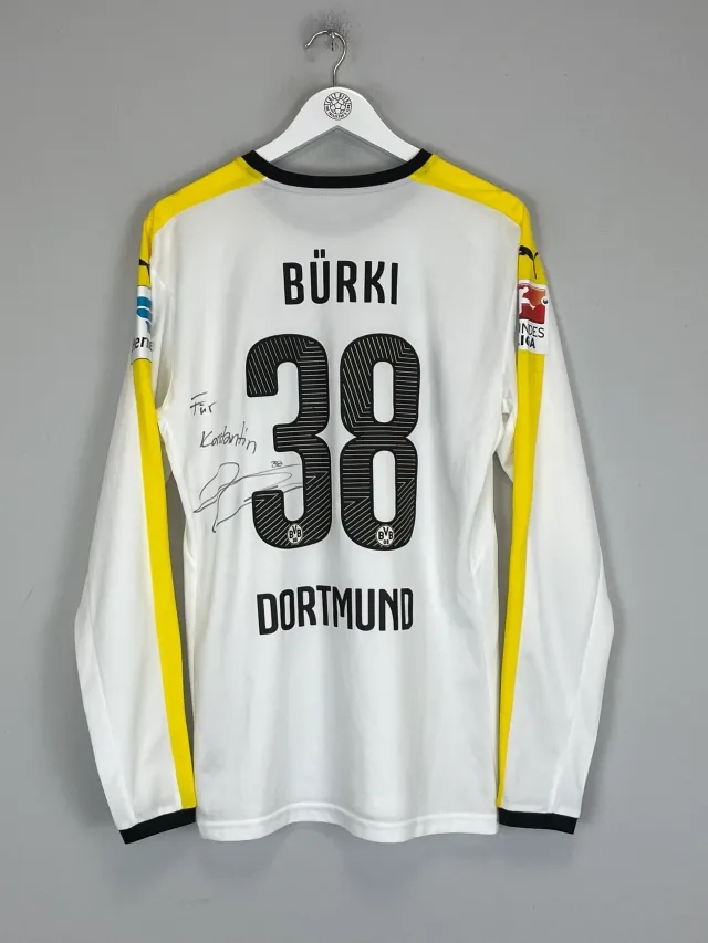 2015/16 DORTMUND BURKI #38 *MATCH ISSUED + SIGNED* GK SHIRT (L) PUMA | Cult Kits