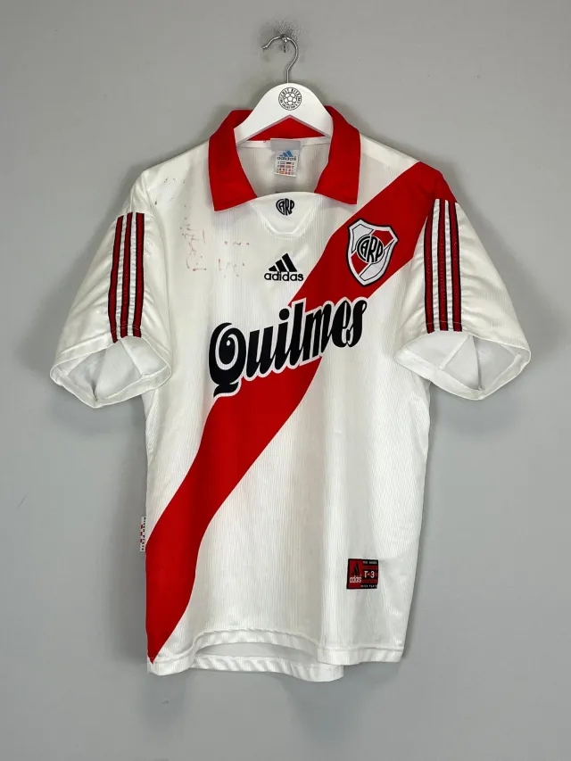 1999/00 RIVER PLATE *SIGNED* HOME SHIRT (M) ADIDAS | Cult Kits