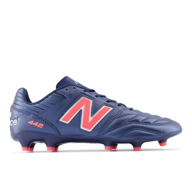 New Balance Men's 442 PRO FG V2 in Blue/Grey/Red Synthetic