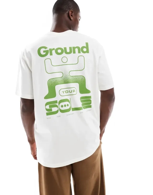 Nike M90 Ground Your Sole T-Shirt, White