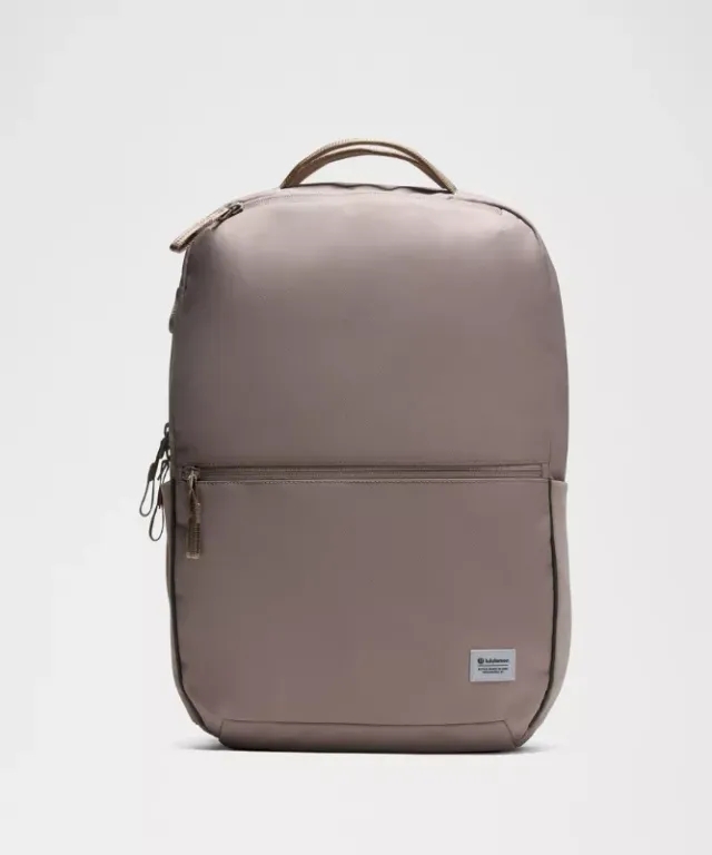 lululemon – Double-Zip Backpack 22L Tech Canvas – Color Grey/Khaki