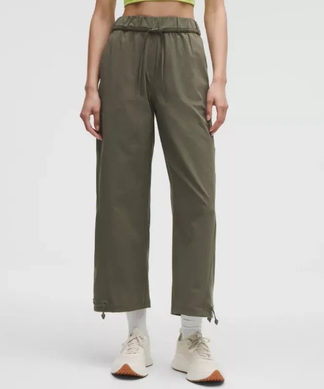 lululemon – Women's Cinchable Cuff High-Rise Joggers – Color Green – Size L