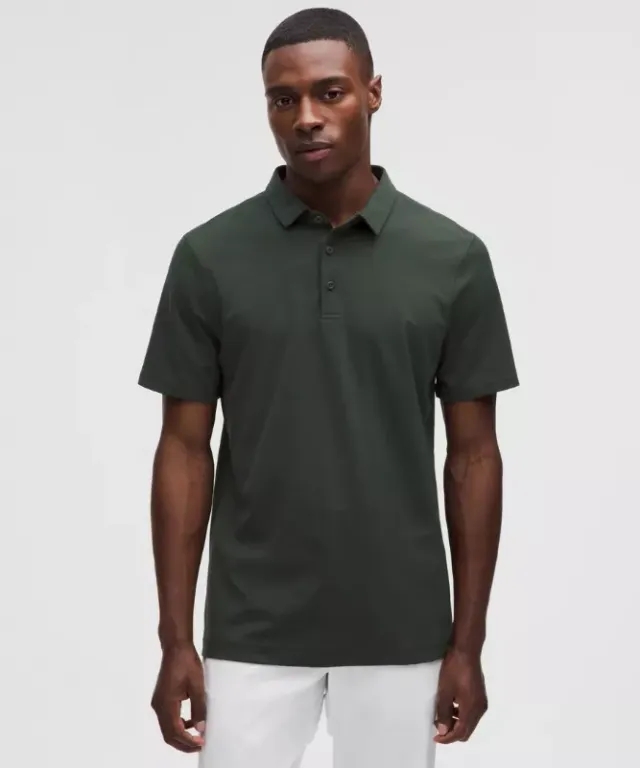 lululemon – Men's ShowZero Slim-Fit Polo Shirt – Color Green – Size L