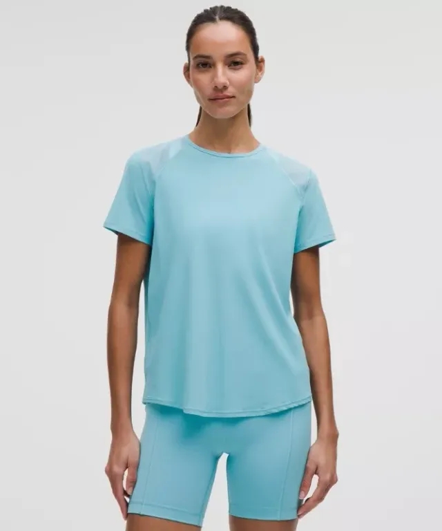 lululemon – Women's Sculpt Short-Sleeve Shirt – Color Blue – Size 0