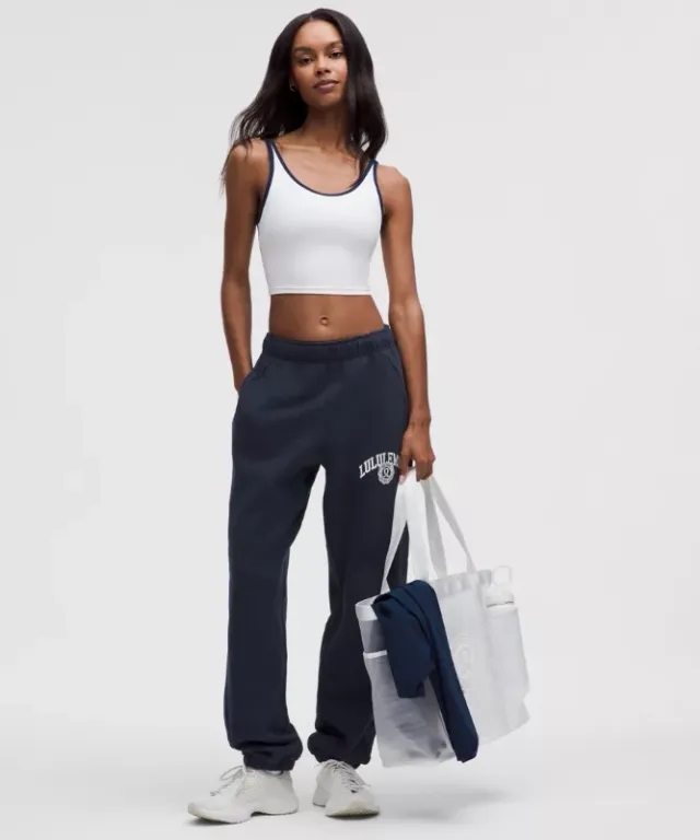 lululemon – Women's Scuba Mid-Rise Oversized Joggers Graphic – Color Blue – Size L