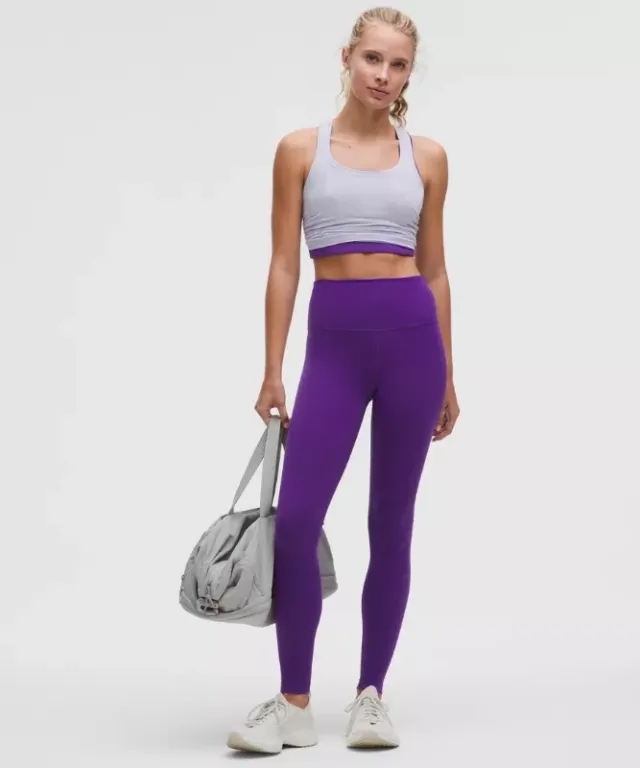 lululemon – Women's Wunder Train High-Rise Tight Leggings – 28" – Color Purple – Size 10