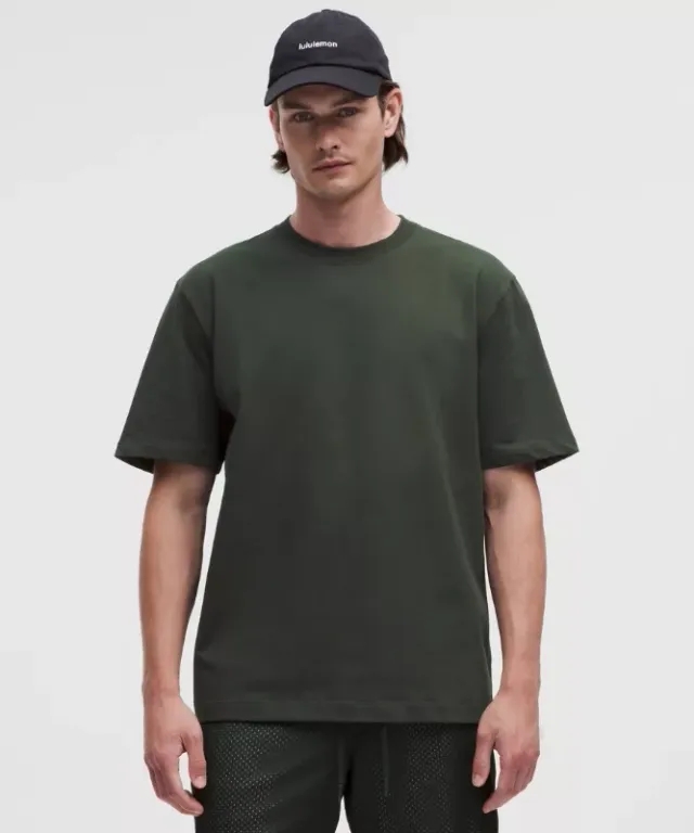 lululemon – Men's Heavyweight Jersey T-Shirt – Color Green – Size L