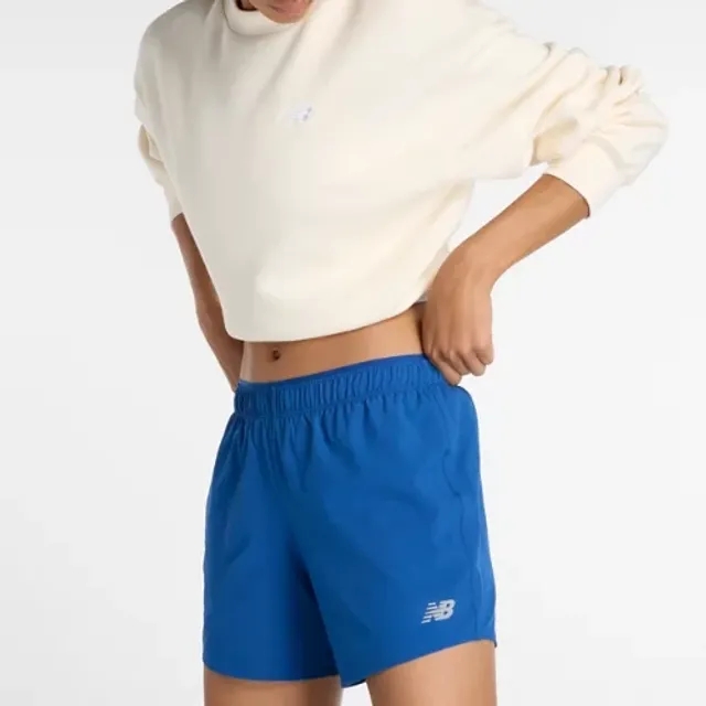 New Balance Women's RC Short 5" in Blue Polywoven
