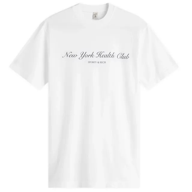 Sporty & Rich Women's NY Health Club T-Shirt White