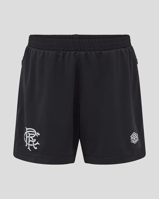 Castore Rangers Junior 25/26 Coaches Training Knit Shorts - Caviar