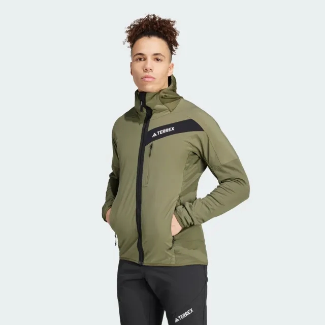 adidas Terrex Techrock Hooded Wind Fleece Jacket