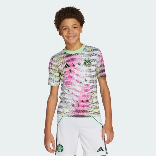 adidas Celtic FC 25/26 Pre-Match Jersey Kids