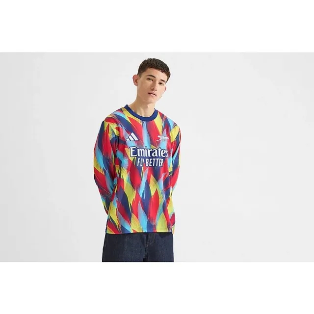 Arsenal adidas 25/26 Pre-Match Warm Top, Multicolor