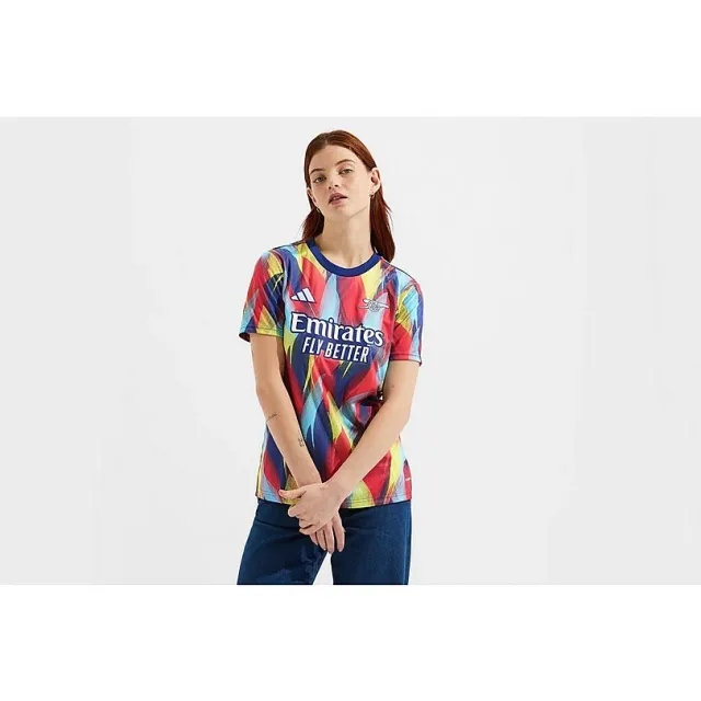 Arsenal adidas Womens 25/26 Pre-Match Shirt, Multicolor
