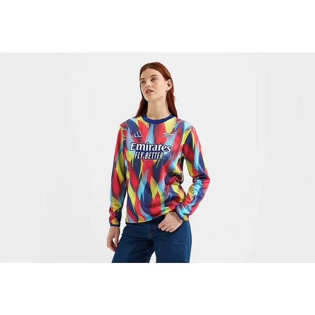 Arsenal adidas Womens 25/26 Pre-Match Warm Top, Multicolor