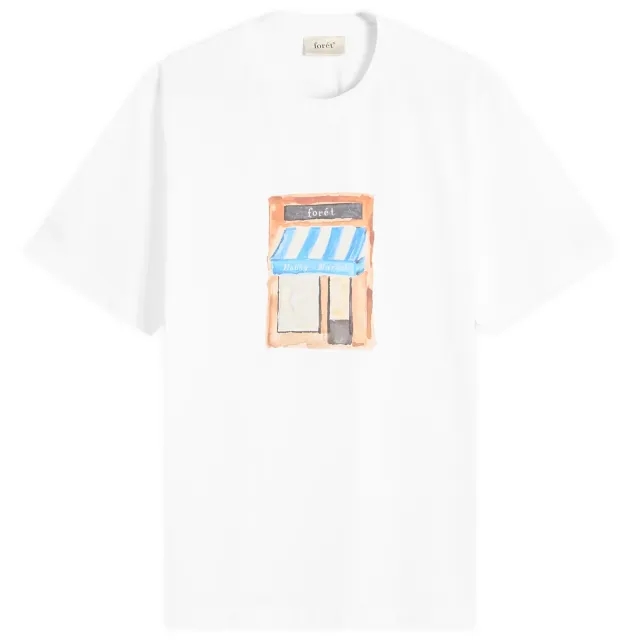 Foret Men's Market T-Shirt White