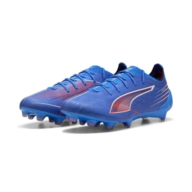 PUMA Ultra 6 Ultimate FG Football Boots Women, Ultra Blue/White/Glowing Red