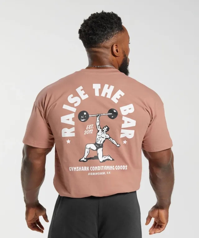  Raise the Bar T-Shirt - Faded Pink