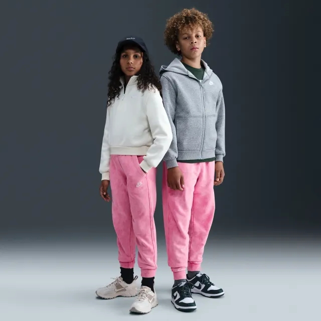 Nike Sportswear Club Fleece Older Kids' French Terry Joggers - Pink - Fleece > Club Fleece