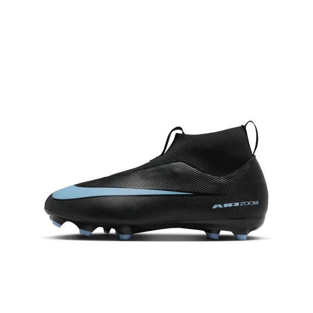 Nike Jr. Mercurial Superfly 10 Academy Younger/Older Kids' Multi-Ground High-Top Football Boot - Black - Recycled Content Minimum