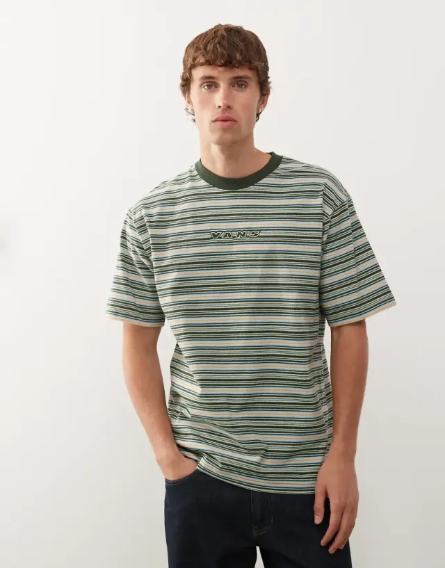 Vans - Cameron Stripe Shirt, Man, Blue
