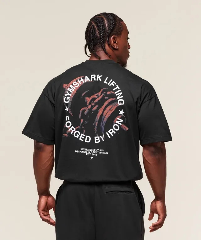  Forged By Iron T-Shirt - Black