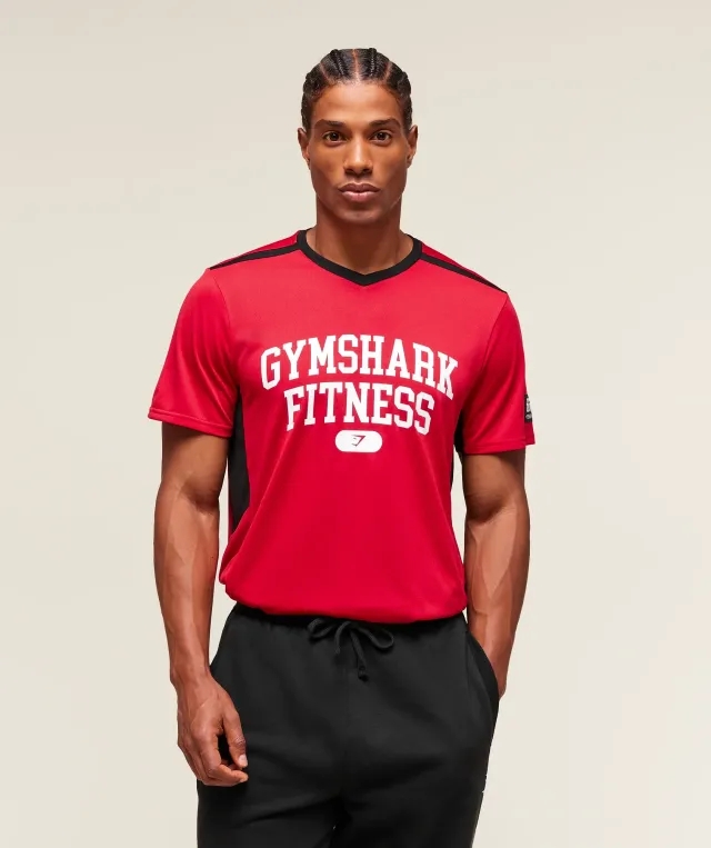  Varsity Tech T-Shirt - Conditioning Red