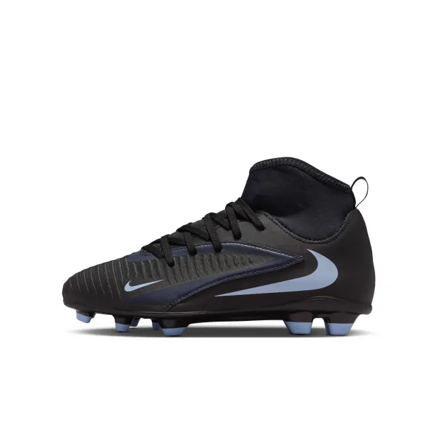 Nike Jr. Phantom 6 High Club Multi-Ground Football Boot - Black