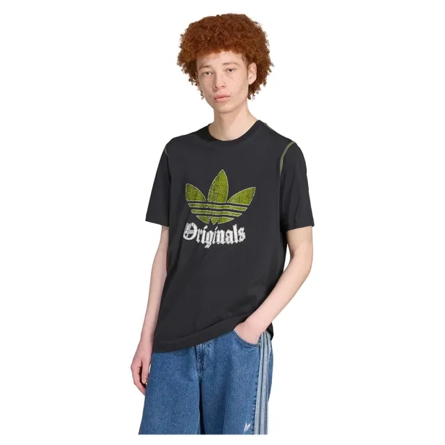 Adidas Originals Distressed Graphic Short Sleeve T-shirt