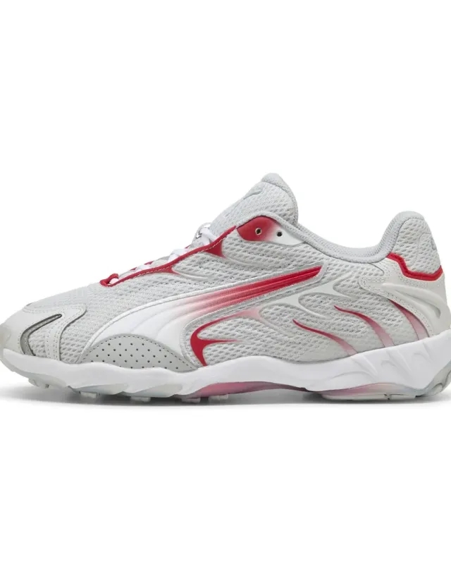 PUMA Inhale Sneakers Unisex, Feather Grey/For All Time Red