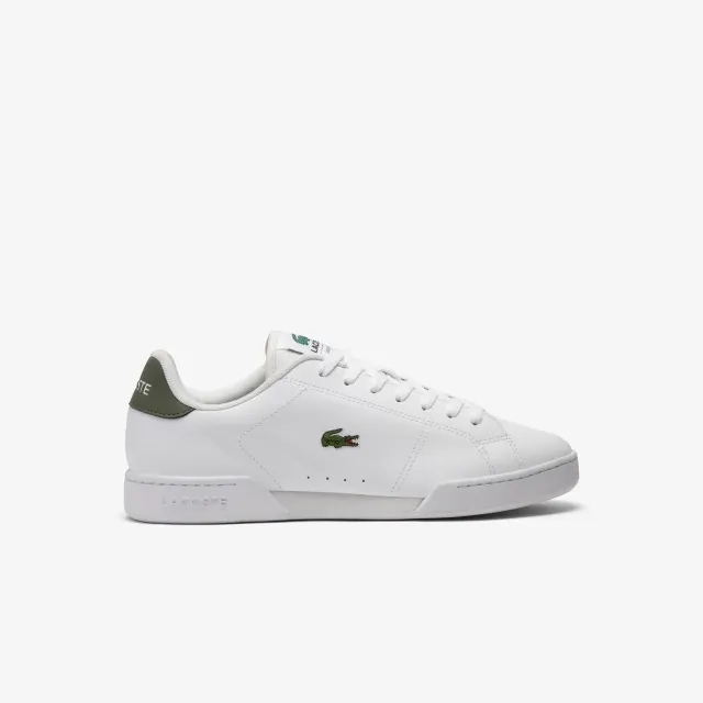 Lacoste Men's Carnaby Cup Leather Sneakers - White & Khaki