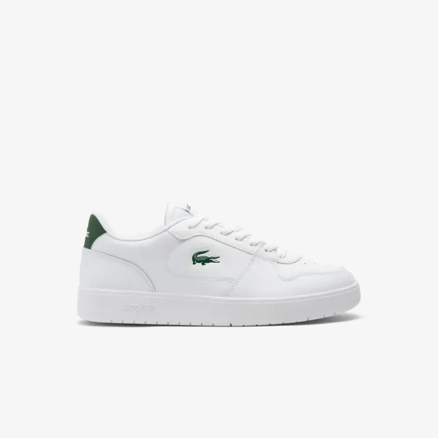 Lacoste Men's Court Ace Leather Sneakers - White & Dark Green