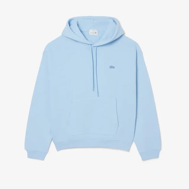 Lacoste Heavy Fleece Hoodie - Pale Blue