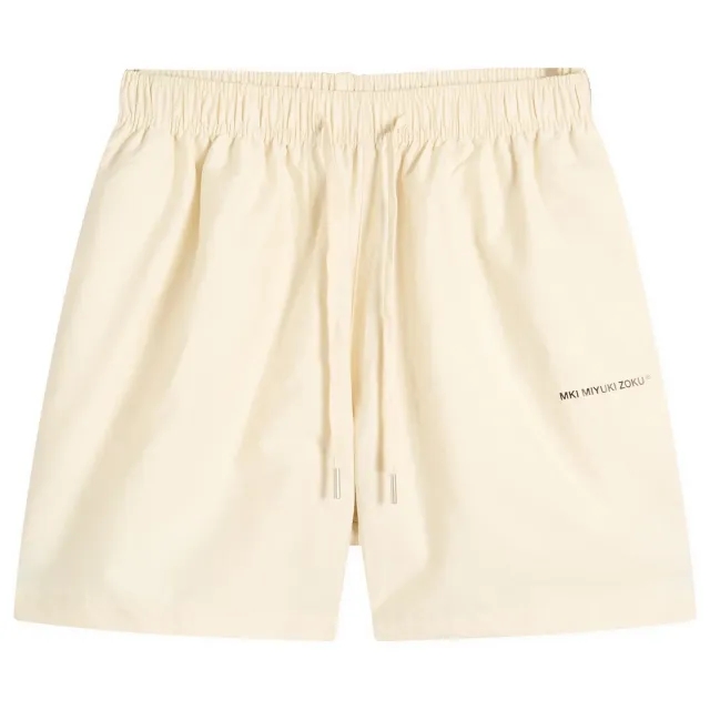 MKI Men's Washed Ink Flower Shorts - Presented by END. Bone
