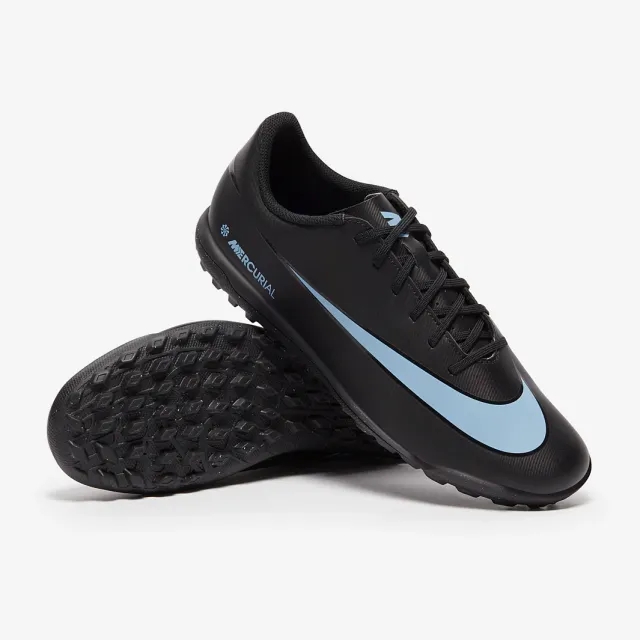 Nike Mercurial Vapor 16 Club Turf Low-Top Football Shoes - Black
