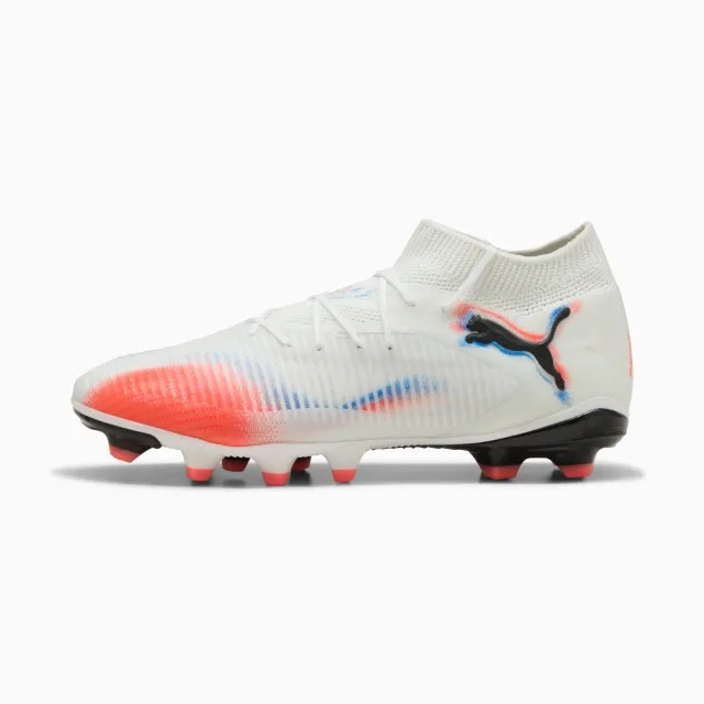 PUMA Future 8 Pro FG/AG Football Boots Women, White/Black/Glowing Red, size 3