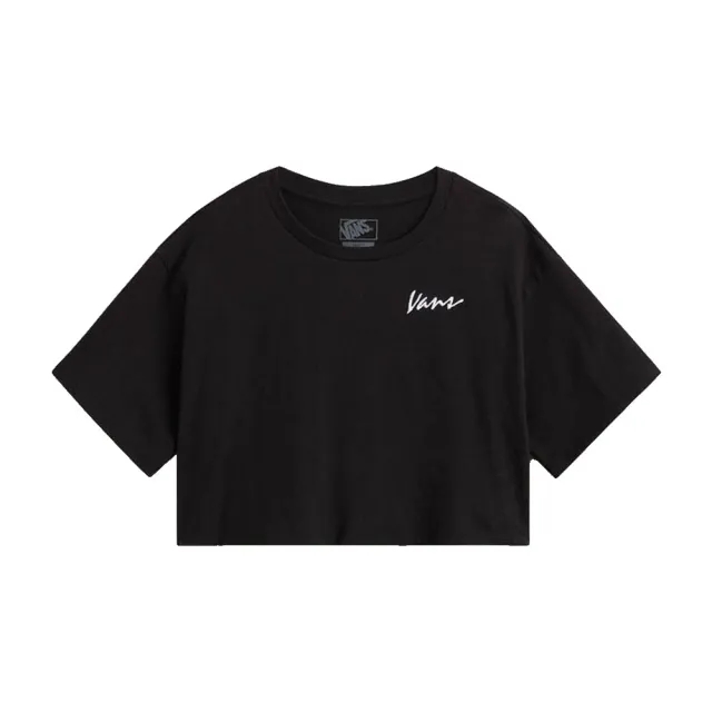 Vans - Classic Script T-Shirt, Woman, Black