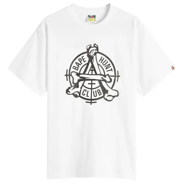 A Bathing Ape Men's Hunt Club T-Shirt White